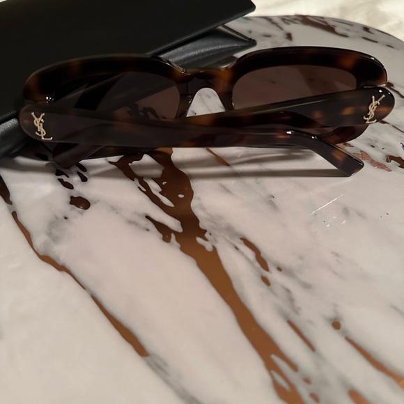 Saint Laurent Monogram Rectangular Sunglasses - Picture 5 of 5